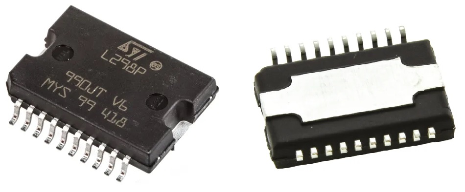 L298P SMD Motortreiber-IC Vollbr�cke 46 V, 4 A, 25 kHz, 25 W, Po