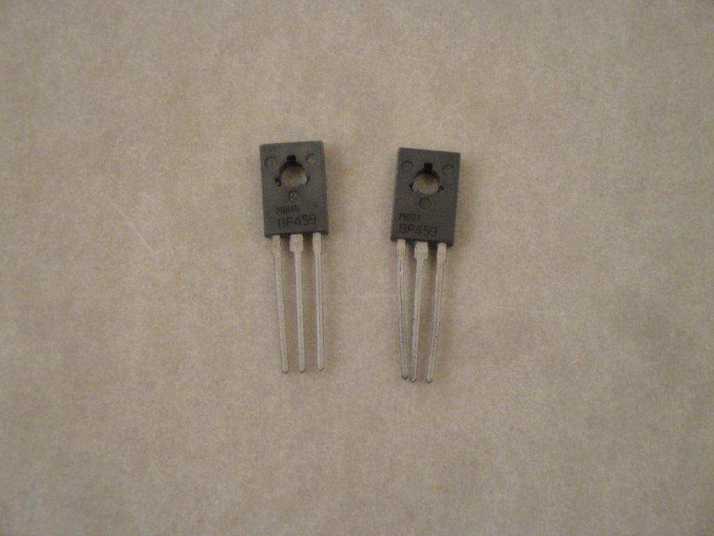BF459 NPN Vid-L 300V 0,1A 10W 90MHz 14h BF459 NPN Vid-L 300V 0,1A 10W 90MHz 14h