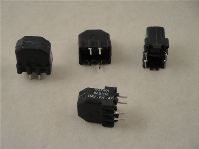 Drossel 47mH x2 0,4A Rm15mm  1942mOhm, stehend, CAV400A47