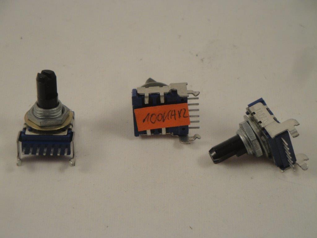 ALPS RK14K12B 100KAx2 log stereo