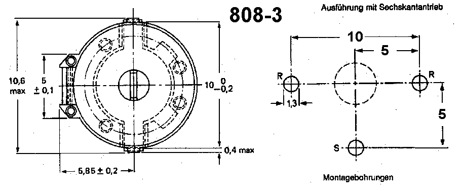 808-3 3-22,5 PF  gr�n 5/10mm