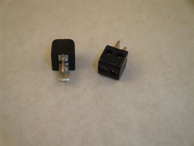 LSW 02  Lautsp.Winkelstecker W�rfel, schraubar, schwarz