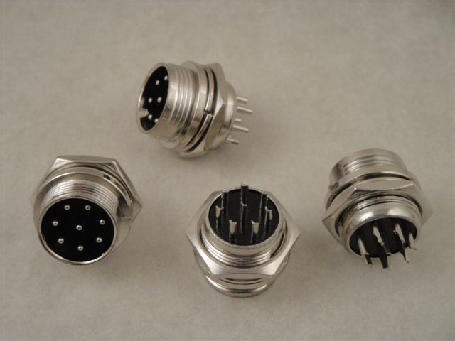 MIC 338  Mikrofon Einbaustecker 8-pol