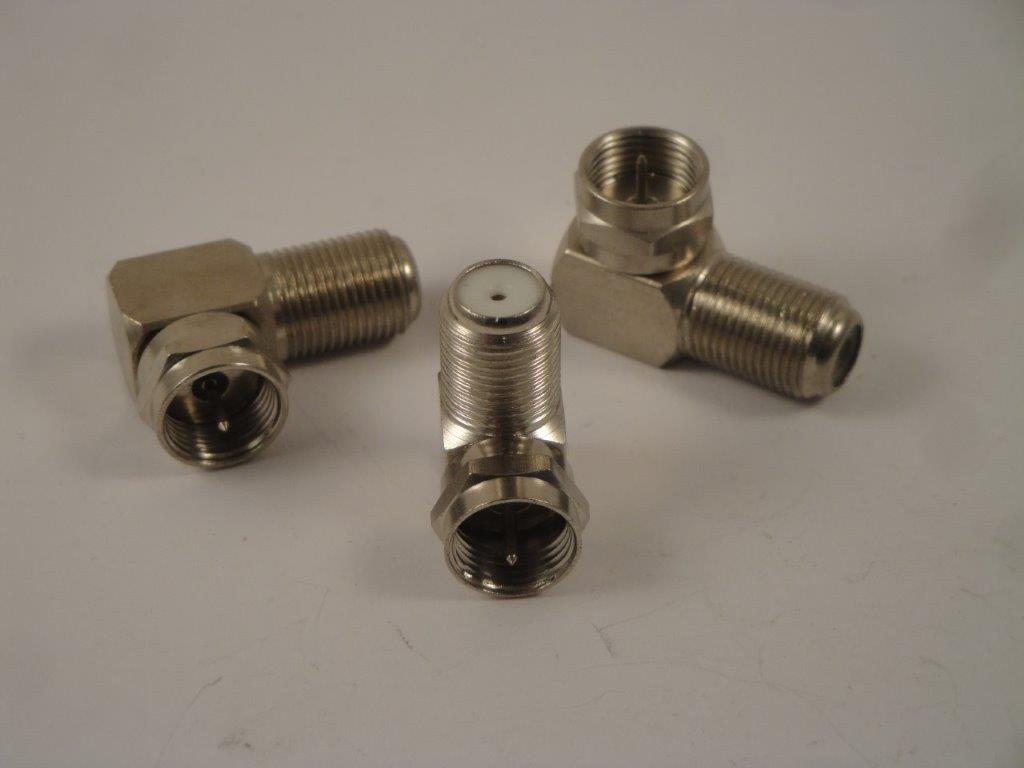 FA 02  F-Winkeladapter Stecker-Buchse