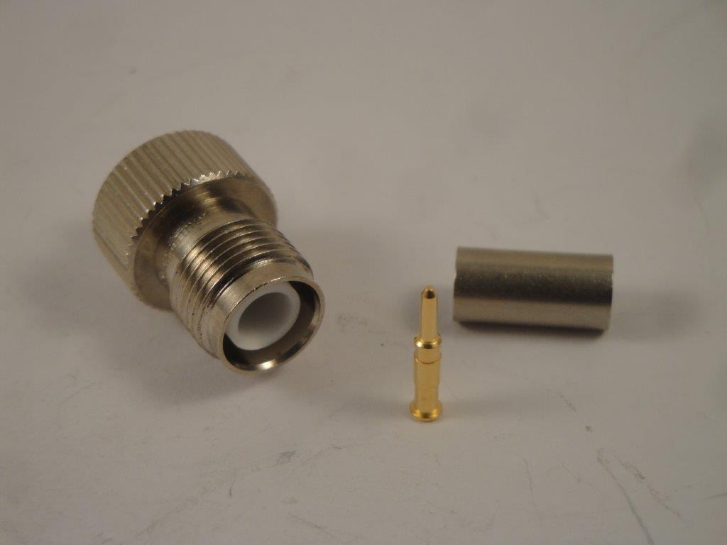 TNC Reverse Crimp Stecker (RG 58)
