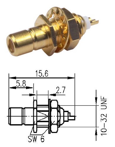 SMB Ger�testecker gerade  l�t/schraub, J01160A0021