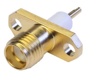 SMA Einbaubuchse mit Flansch, J01151A0151