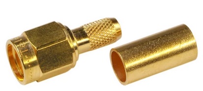 SMA reverse Kabelstecker gerade  (RG174/RG316), J01150R0011