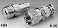 Adapter BNC-Stecker/UHF-Stecker, K207