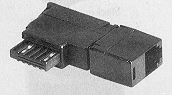 TST Adapter (Kombistecker) TST/ST-USA/BU 4/2  gebr�ckt Dreieck