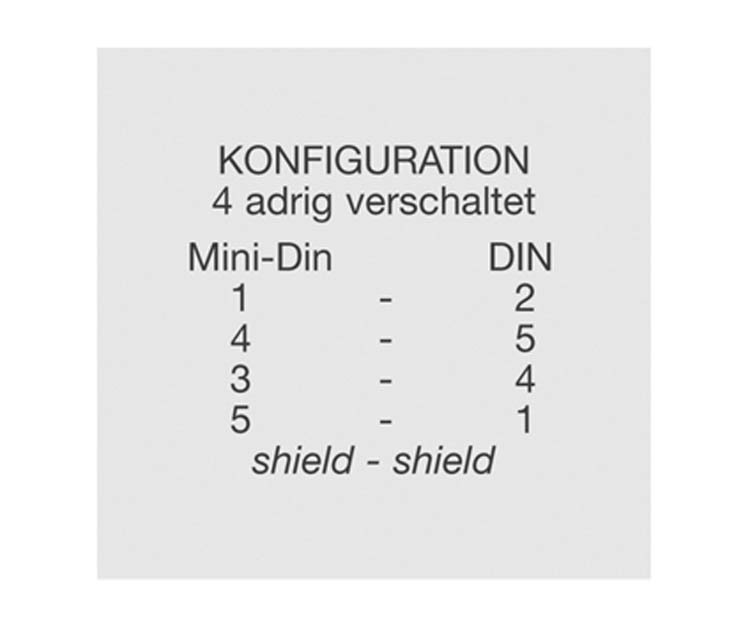 COM 925  Adapter MD6M - DIN5F