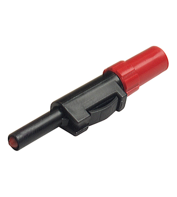 SLS10 B rot  4mm Sicherheitslaborstecker