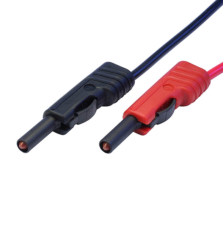 MLB100/1V rot  Ber�hrungssichere Messleitung 100cm, 4mm