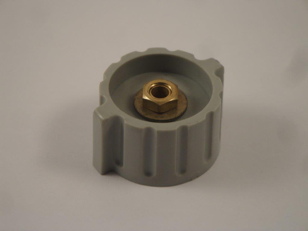 SKK29 GR 6   Drehknopf mit Knebel, grau, Intelecsa SKK29