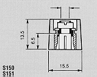 S150 006 GR Drehknopf