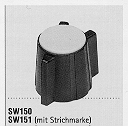 SB151 006 SW Drehknopf Knebel+Strich