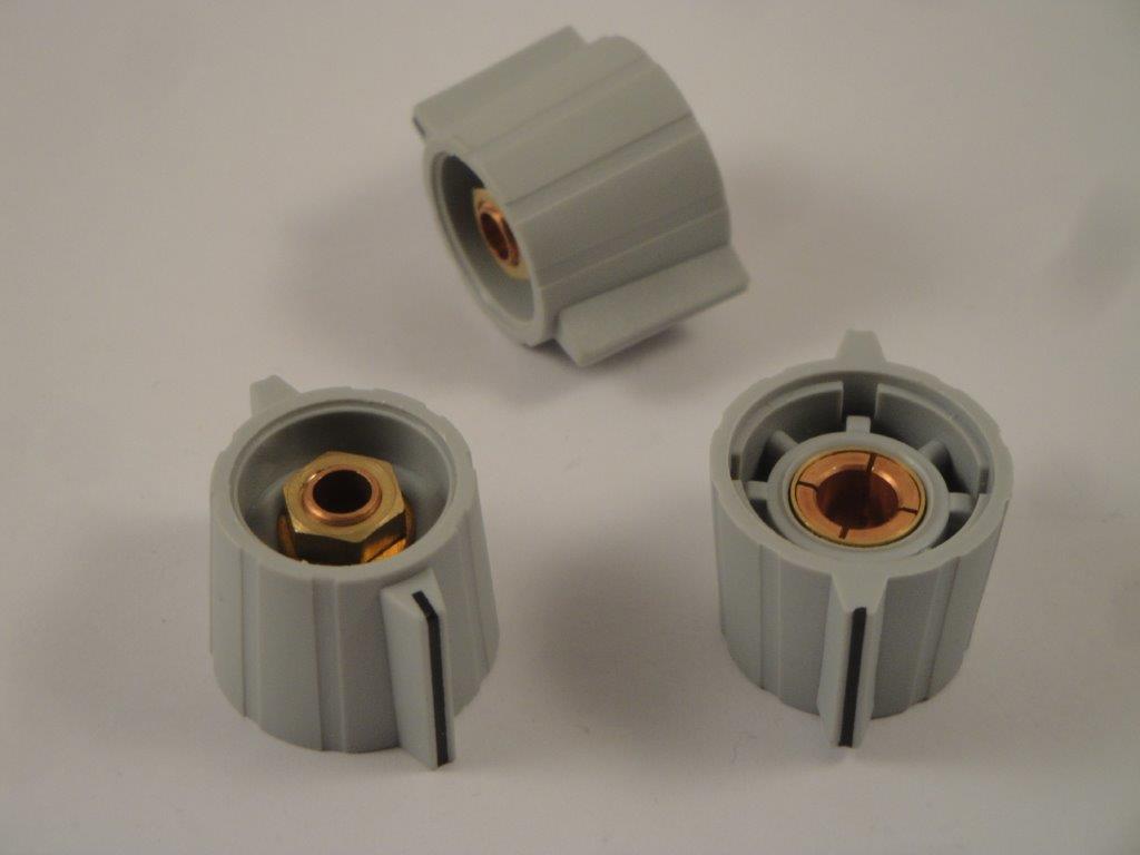 SB211 006 grau Drehknopf Knebel+Strich, Sifam SB211006