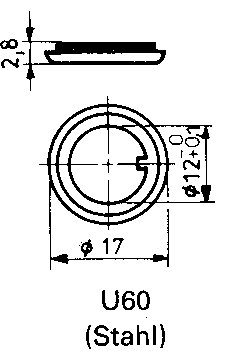 U1151 Kappe         (Mindestbestm.  100 Stk.)