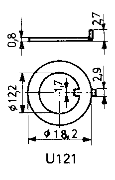 U60  Dichtungsscheibe