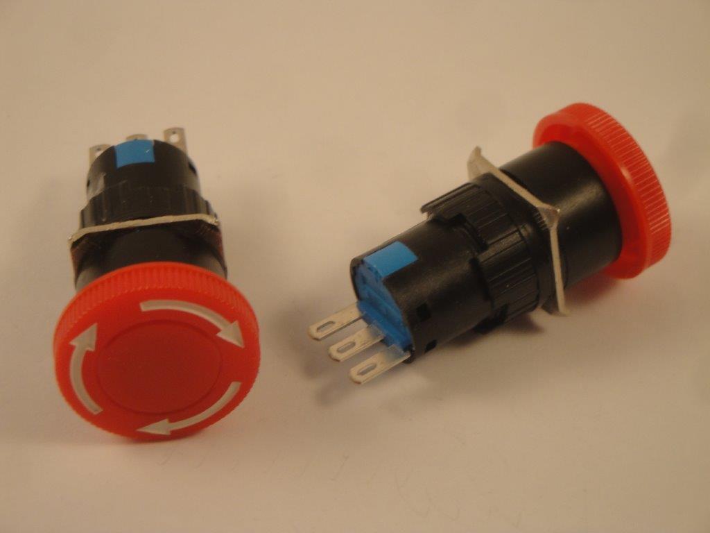 Not-Aus Einbau Schalter 16mm Notausschalter