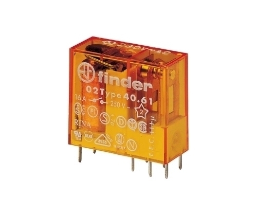 40.61.8 230V AC 1xUM 16A Finder Relais