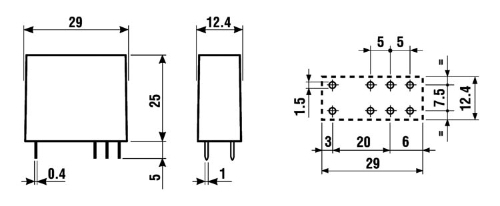 40.61.9  6V/DC Finder Relais