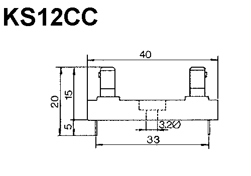 SI-HA KS12CC  6x32 PC-Montage RM 32,5mm