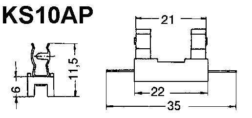 SI-HA KS11AP  5x20 Aufbau