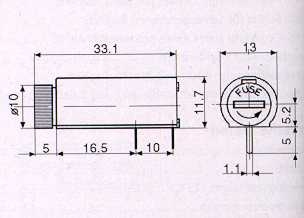 SI-HA KS16 5x20 liegend RM 10mm
