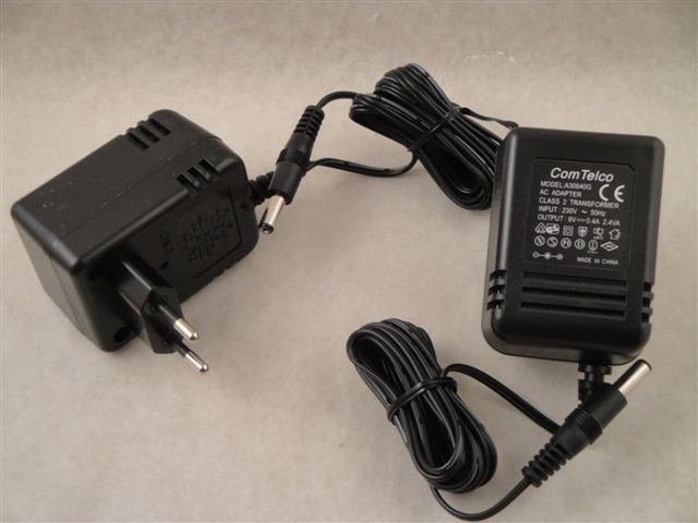 Stecker Netzteil 6V/0,4A (Trafo) ComTelcoA30640G