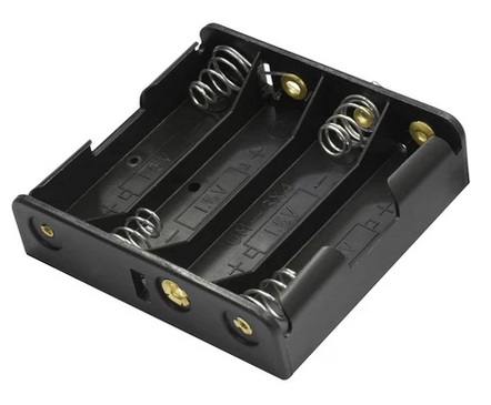 4 X UM 3  Batteriehalter 4xMignon AA Druckanschluss