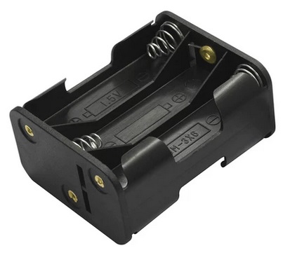 6 X UM 3 Q  Batteriehalter 6xMignon AA Druckanschluss