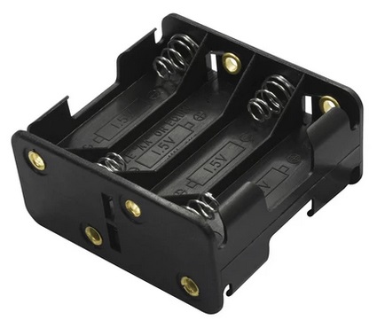 8 X UM 3 Q  Batteriehalter 8xMignon AA Druckanschluss