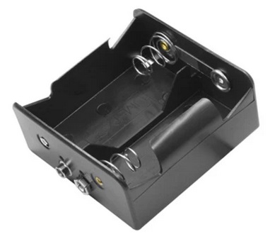 2 X UM 1  Batteriehalter 2xMono D Druckanschluss
