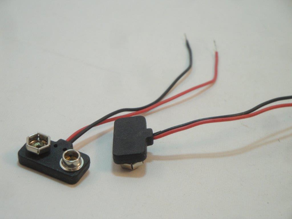 9 V TI  Industrie T-Form  9V-Batterieclips