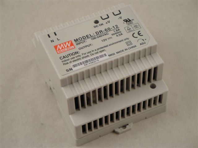 Schaltnetzteil DIN-Schiene 54W 12V/4,5A