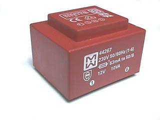 PT 30VA/2x9,0V  Printtrafo 30VA EI66 2x9,0V 2x1,666A