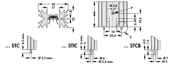 SK 129/50,8mm/SA Kühlkörper, Fischer SK129 SK 129/50,8mm/SA Kühlkörper, Fischer SK129
