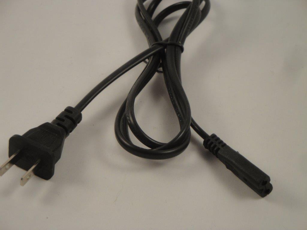 USA Ger�tezuleitung mit Erdungspol 2m schwarz gerade 3x0,75mm�