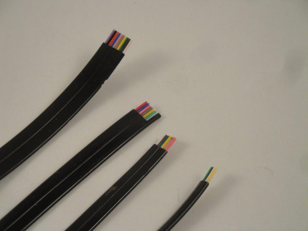 Modularkabel 10-pol schwarz, lose pro Meter