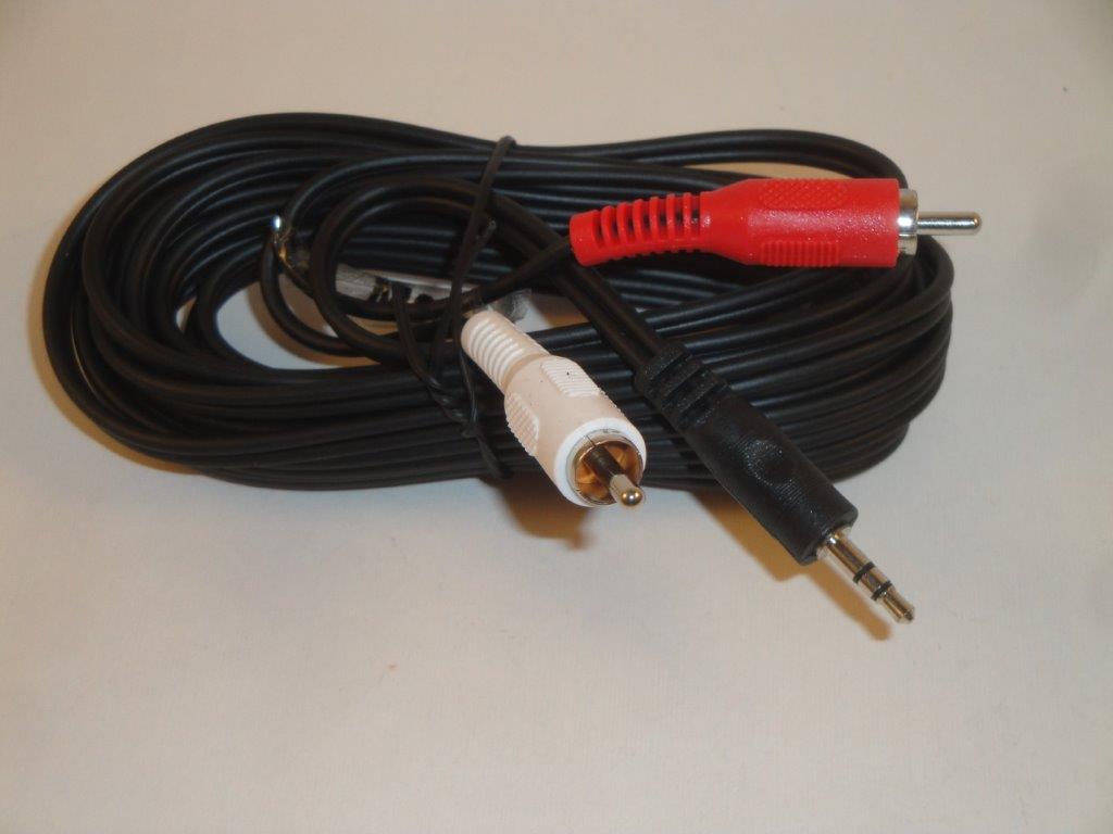 Audiokabel 2xCinchstecker 1xKlinkenstecker 3,5mm ST/ST 3,0m