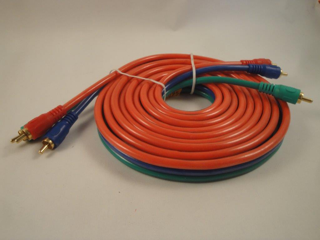 Videokabel YUV 6xCinchstecker vergoldet 2m