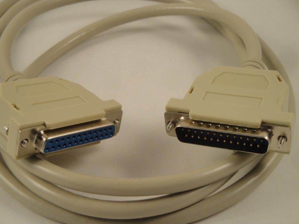 SUB-D Datenkabel 25-pol M/F 1:1 2m   CAB404