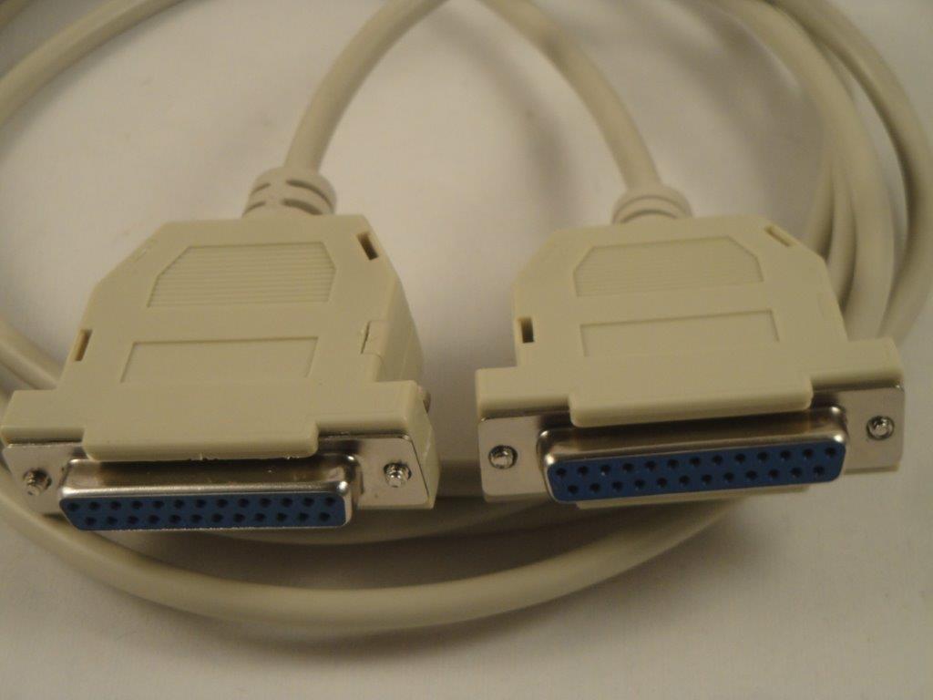 SUB-D Datenkabel 25-pol F/F seriell 2m