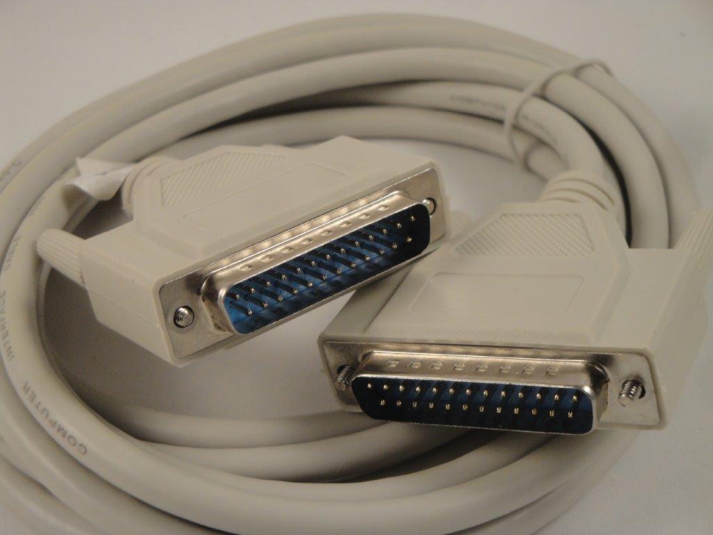 SUB-D Datenkabel 25-pol M/ 25-pol M gekreuzt 2m  CAB720
