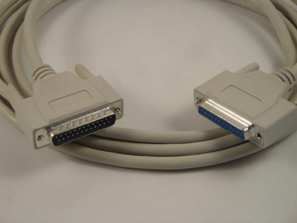 SUB-D Datenkabel 25-pol M/F 1:1 10m   CAB456
