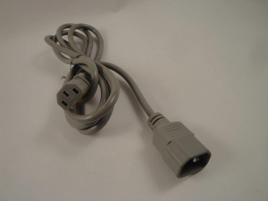 Kaltger�teverl�ngerung 2m dunkelgrau 3x0,75mm�