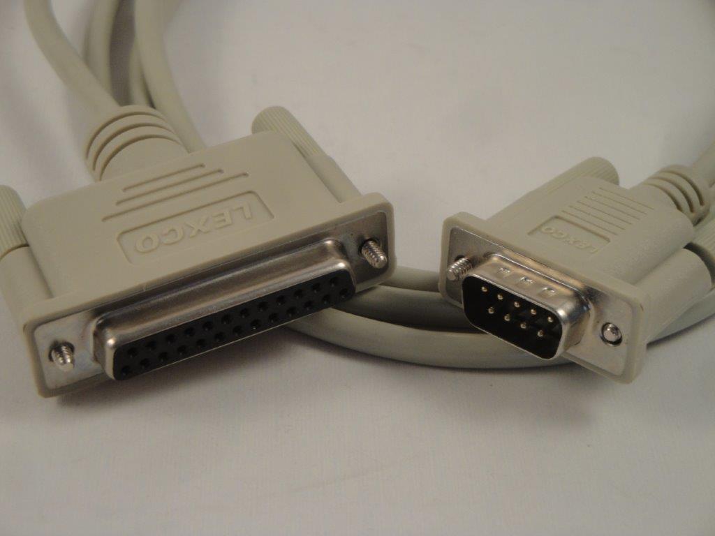 SUB-D Datenkabel 9-pol M/ 25-pol F gekreuzt 2m  CAB688
