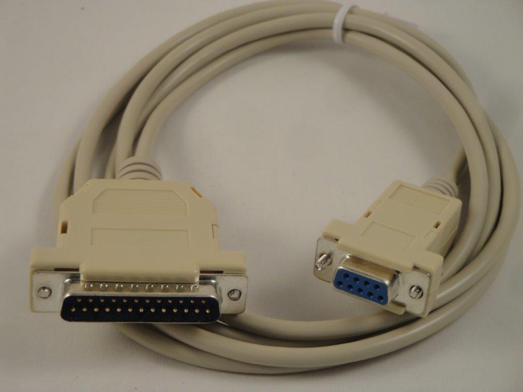 SUB-D Datenkabel 9-pol F/ 25-pol M gekreuzt 2m  CAB 691