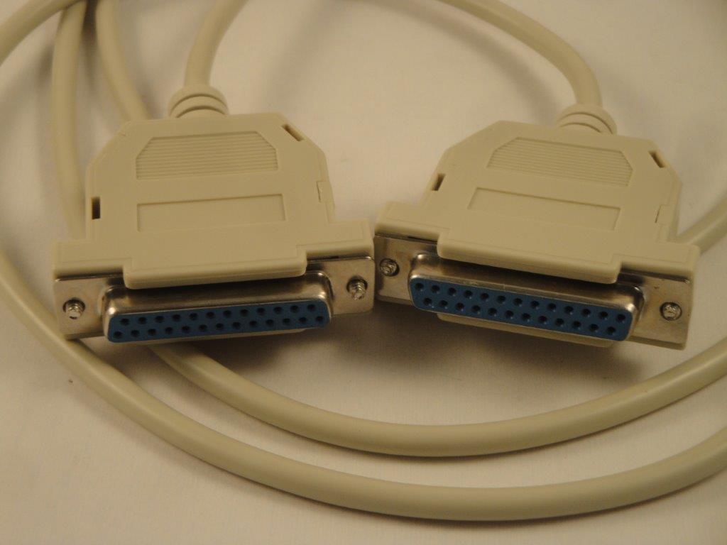 SUB-D Datenkabel 25-pol F/ 25-pol F gekreuzt 2m  CAB692